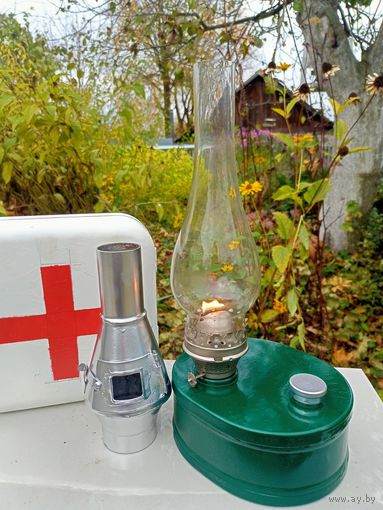 Керосиновая лампа-обогреватель военного полевого медсанбата