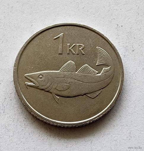 Исландия 1 крона, 1994