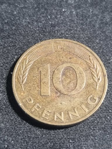 Германия 10 пфеннигов 1984 F