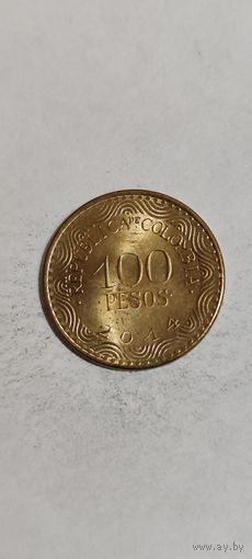 Колумбия 100 песос 2014
