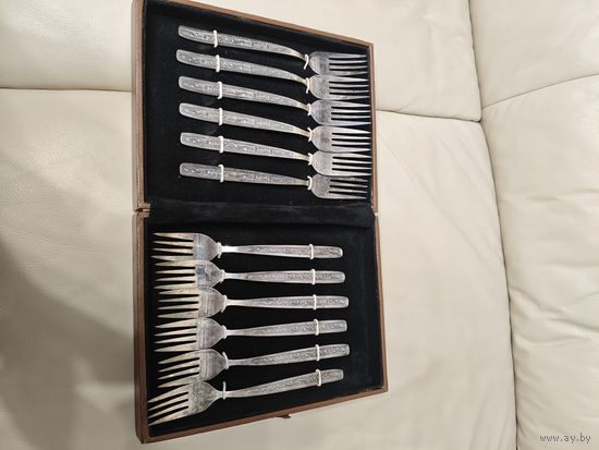 Набор вилок мельхиор СССР