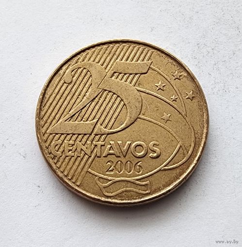 Бразилия 25 сентаво, 2006
