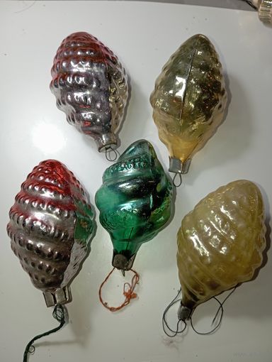 Ёлочные игрушки - Герлянды , СССР .