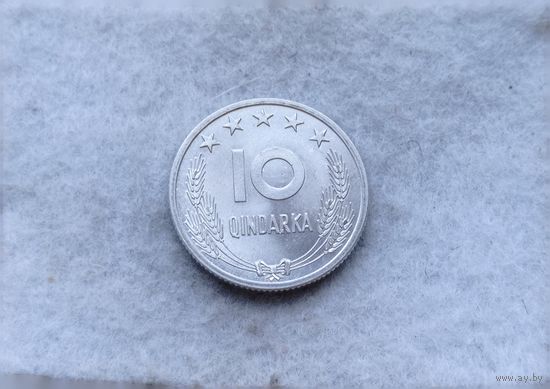 Werty71 Албания 10 киндарок 1964 индарка
