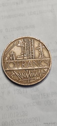 Франция 10 франков 1978