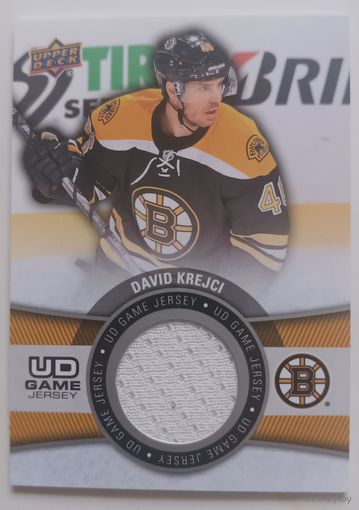 Хоккейная карточка НХЛ джерси David Krejci (Бостон)