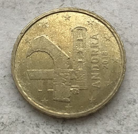 Андорра 10 евроцентов 2018 - Церковь Сант Марти де ла Кортинада