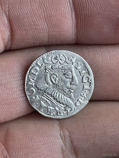 3 гроша 1594 в штемпельном блеске!