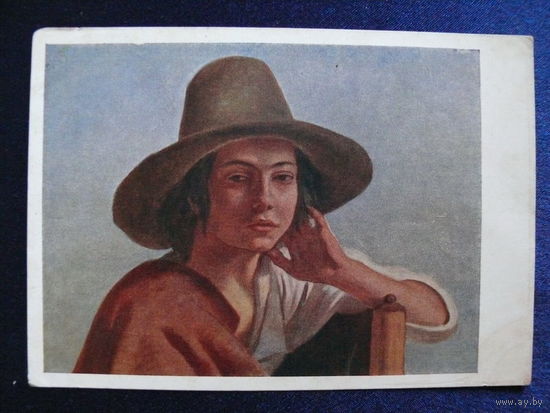 Иванов А. А., Голова мальчика пифферари, 1956.