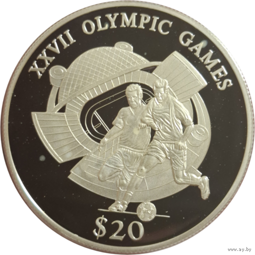 20 долларов  2000 Олимпийские игры в Сиднее 2000, Футбол