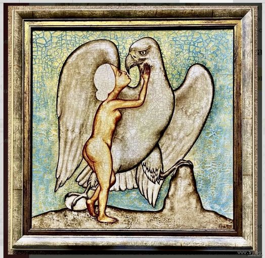 Почицкий В.В;2012г;(dr.Klein);Зевс и Венера;Дерево, холст, масло;60/60см