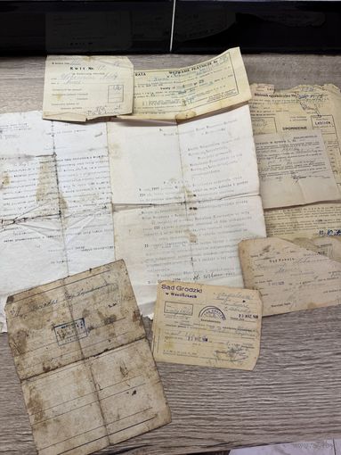 Документы 1930-е годы.цена за все.