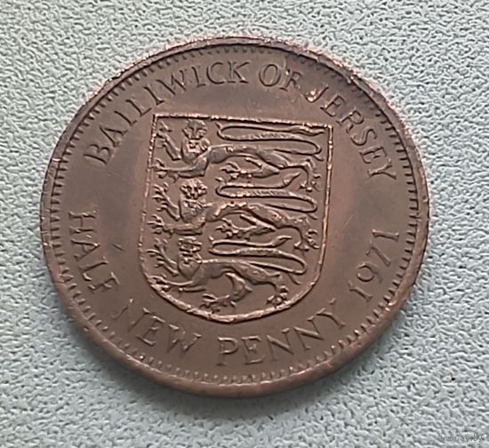Джерси 1/2 Пенни, 1971  6-11-26