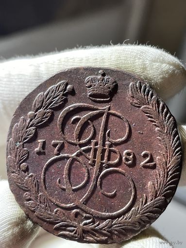5 копеек 1782 ЕМ без МЦ.Кладовая.Состояние!