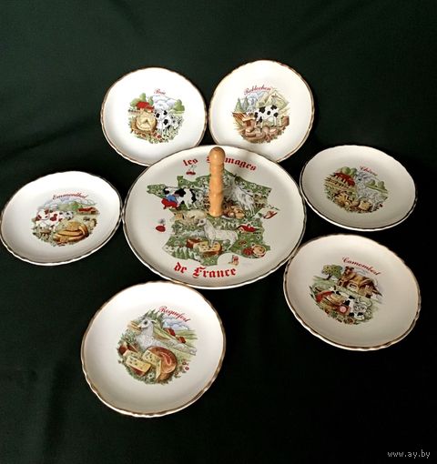 Сырница Сервиз для сыра и десертов Франция.