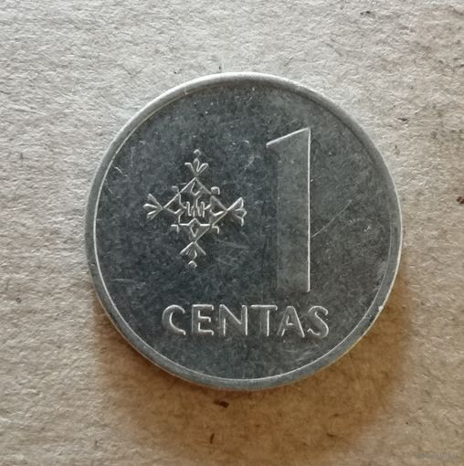Литва 2 Республика 1 цент 1991 г., KM# 85 ю