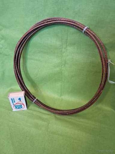 Провод обмоточный с двойной стекловолокнистой изоляцией ПСДКТ прямоугольный шинка 2,5х5,5 мм (СССР)