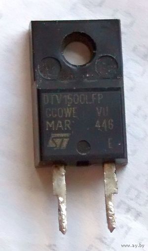 Диод демпферный DTV1500LFP 1500В 4А 170 нс TO-220