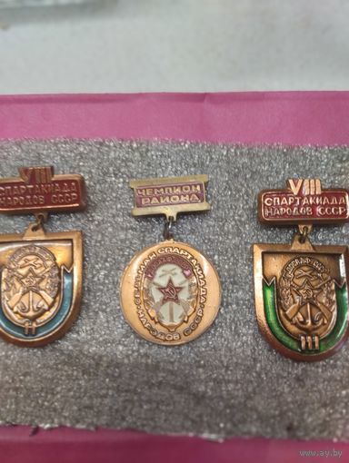 Спартакиада народов СССР ДОСААФ 3 знака