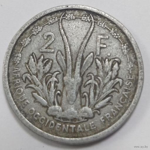 2 франка 1948 французкая западная Африка