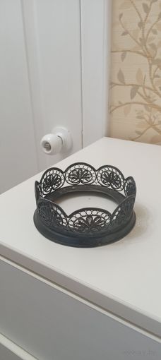 Подставка под конфетницу ,мельхиор