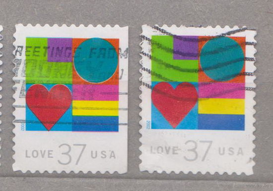 Марка  LOVE 2002  США лот 2