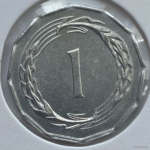 Кипр 1 миль 1963 г. В холдере