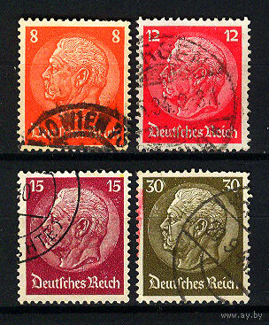 1933 Германия. Пауль фон Гинденбург