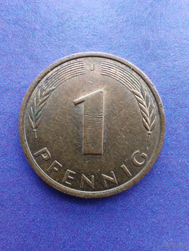 Германия ФРГ 1 пфенниг 1986 J