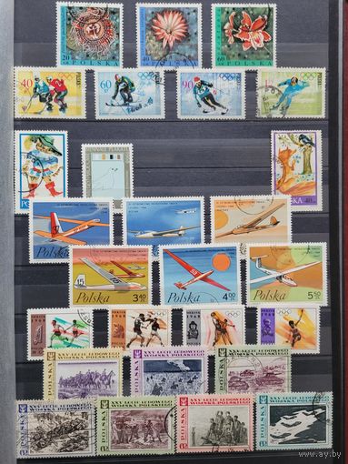 С 1 руб. Польша. Годовой набор марок за 1968 год