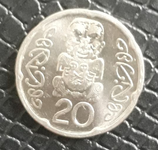 Новая Зеландия 20 центов 2008
