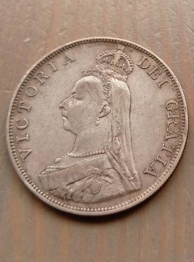 Великобритания. Двойной флорин 1889. Виктория