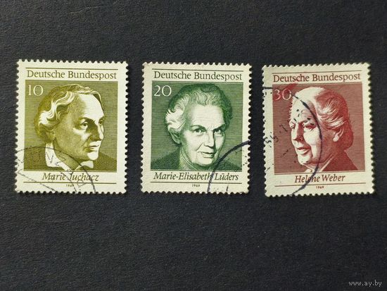 Германия 1969. 50-летие предоставления женщинам права голоса. Полная серия