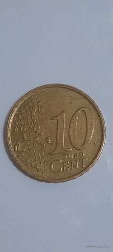 Бельгия 10 евроцентов 2001