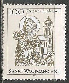 ФРГ. 1000 лет со дня смерти Св.Вольфгана. 1994г. Mi#1762.