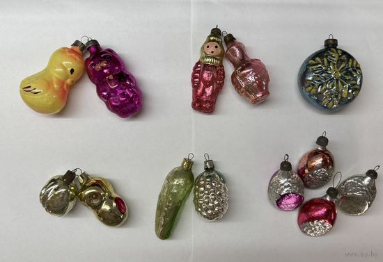 Елочные игрушки СССР цена за все