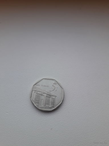 КУБА 5 сентаво 2000 года