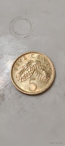 Сингапур 5 цент 1987
