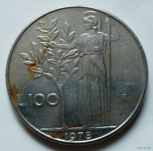 100 лир 1978 Италия