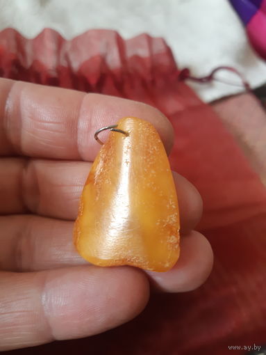 Кулон янтарь натуральный