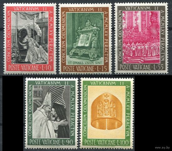 Ватикан 1966 ** Второй Вселенский Собор, 5 марок