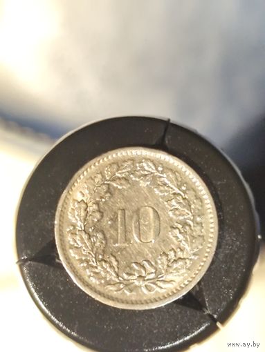Швейцария 10 раппенов 1970  -1-