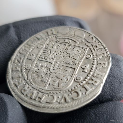 Старт с 1 Рубля !!! Монета Серебро Орт 1624 Георг Вильгельм V Пруссия Бранденбург Состояние !!!