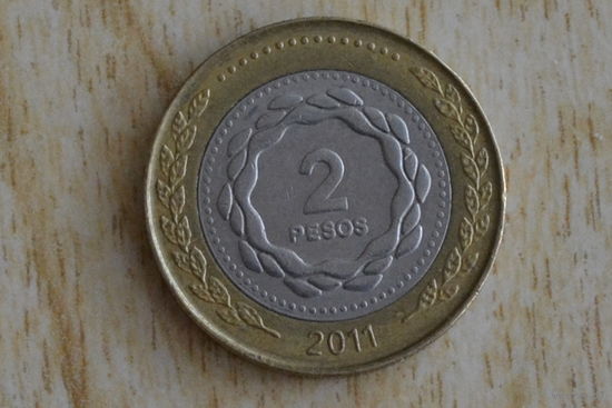 Аргентина 2 песо 2011
