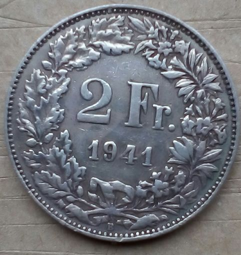 2 франка Швейцария