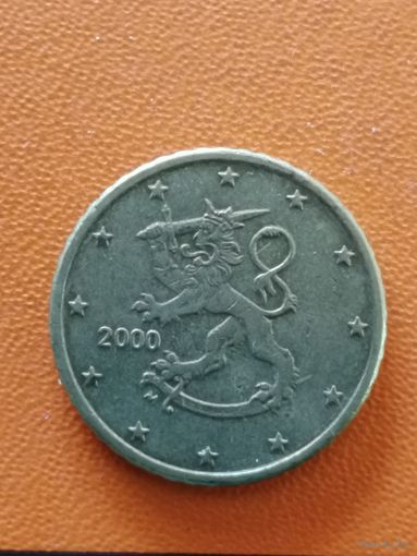 Финляндия 50 евроцентов, 2000 год, KM# 103