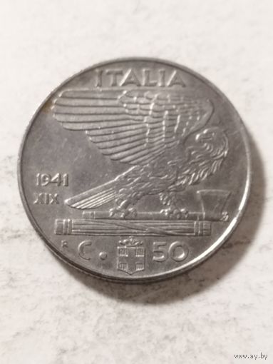Италия 50 сентизим 1941