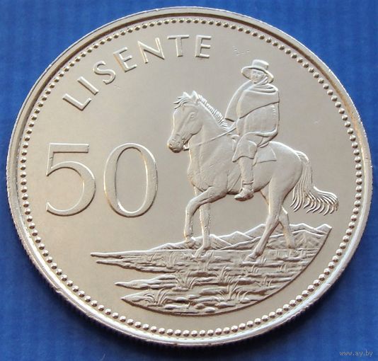 Лесото. 50 лисенте 1983 года  KM#21  "Мошвешве II"
