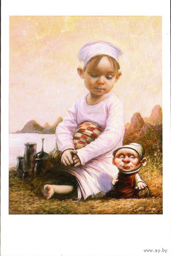 Почтовая открытка "Розовые дни"