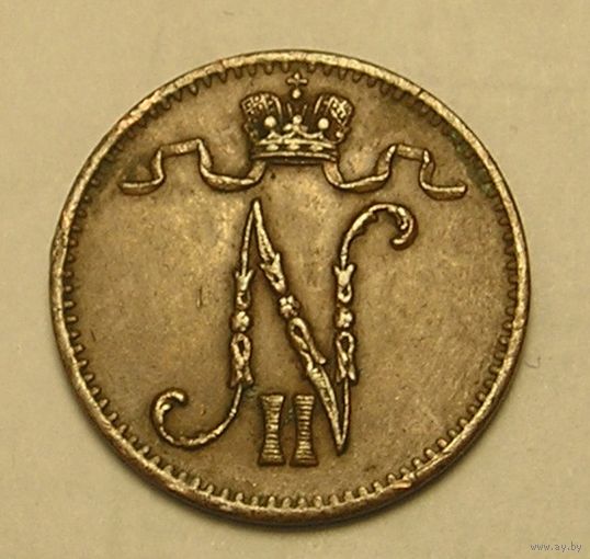 Русс. Финляндия 1 Пенни 1906